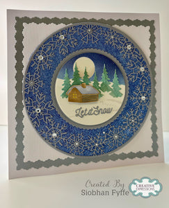 Jamie Rodgers Crafts Festive Collection - Circular Snowflake Frame