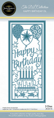 Jamie Rodgers Crafts DL Collection - Happy Birthday DL