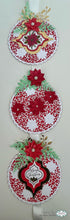 Jamie Rodgers Crafts Background Collection - Elegant Poinsettia Circle