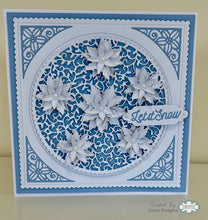 Jamie Rodgers Crafts Background Collection - Elegant Poinsettia Circle