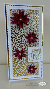 Jamie Rodgers Crafts DL Collection - Poinsettia DL