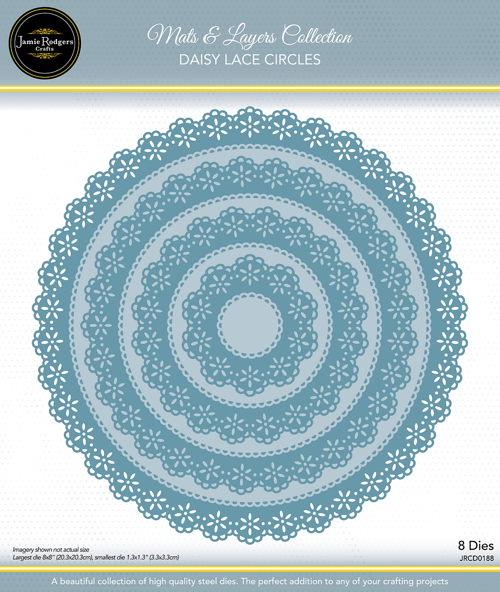 Jamie Rodgers Crafts Mats & Layers Collection - Daisy Lace Circles