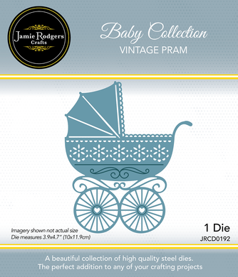 Jamie Rodgers Crafts Baby Collection - Vintage Pram