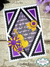 Jamie Rodgers Crafts Mats & Layers Collection - Postage & Dash Diamonds Die Set