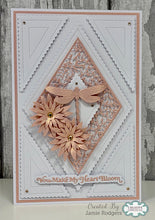 Jamie Rodgers Crafts Mats & Layers Collection - Scallop Edge & Pierced Diamonds Die Set