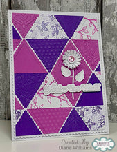 Jamie Rodgers Crafts Mats & Layers Collection - Scallop Edge & Pierced Diamonds Die Set