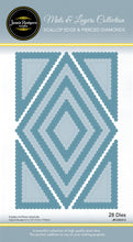 Jamie Rodgers Crafts Mats & Layers Collection - Scallop Edge & Pierced Diamonds Die Set