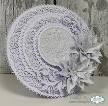 Jamie Rodgers Crafts Mats & Layers Collection - Holly Snowflake Circles