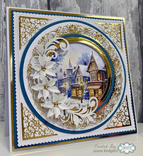 Jamie Rodgers Crafts Mats & Layers Collection - Holly Snowflake Circles