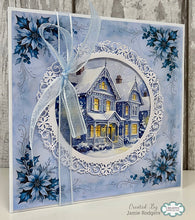 Jamie Rodgers Crafts Mats & Layers Collection - Holly Snowflake Circles