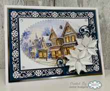 Jamie Rodgers Crafts Mats & Layers Collection - Holly Snowflake Rectangles