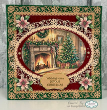 Jamie Rodgers Crafts Mats & Layers Collection - Holly Snowflake Ovals