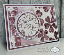 Jamie Rodgers Crafts Sentiment Collection - Thinking of You Circle
