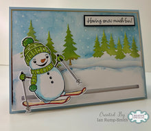 Jamie Rodgers Crafts Cuddly Clan Collection - Rosie's Skiing Adventure Stamp & Die Set