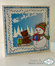 Jamie Rodgers Crafts Cuddly Clan Collection - Riley's North Pole Adventure Stamp & Die Set