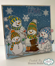 Jamie Rodgers Crafts Cuddly Clan Collection - Rebecca's Gift Of Christmas Stamp & Die Set