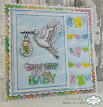 Jamie Rodgers Crafts Sentiment Collection - Congratulations On The Birth Of Your Baby