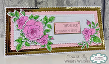 Jamie Rodgers Crafts Shabby Chic Collection - Rambling Rose Stamp & Die Set