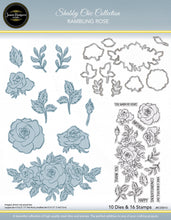 Jamie Rodgers Crafts Shabby Chic Collection - Rambling Rose Stamp & Die Set