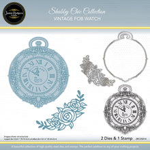 Jamie Rodgers Crafts Shabby Chic Collection - Vintage Fob Watch Stamp & Die Set