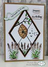 Jamie Rodgers Crafts Creatures of the World Collection - Bee Meadow Stamp & Die Set