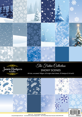 Jamie Rodgers Crafts Festive Collection - Snowy Scenes Paper Pad