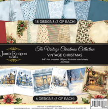 Jamie Rodgers Crafts Vintage Christmas 8" x 8" Paper Pad