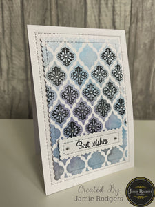 Jamie Rodgers Crafts Tile Collection - Ornate Large Tiles 8 x 8 Stencil