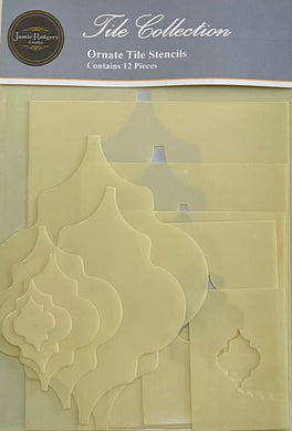 Jamie Rodgers Crafts Tiles Collection - Ornate Tile Stencils Set