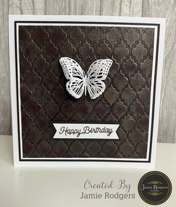 Jamie Rodgers Crafts Tile Collection - Ornate Small Tiles 8 x 8 Stencil