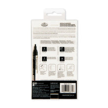 Royal & Langnickel 4PC Black Acrylic Paint Markers