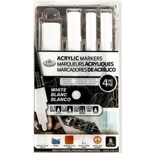 Royal & Langnickel 4PC White Acrylic Paint Markers