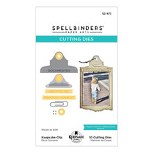 Spellbinders Keepsake Studio - Keepsake Clip Die Set by Esther Glas