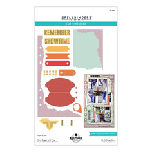 Spellbinders Keepsake Studio - Torn Edges With Tag Die Set by Esther Glas