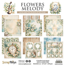Scrap Boys 12 x 12 Paper Pad - Flowers Melody