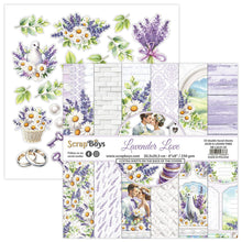Scrap Boys 8 x 8 Paper Pad - Lavender Love
