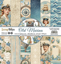 Scrap Boys 12 x 12 Paper Pad - Old Marina