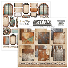 Scrap Boys 12 x 12 Paper Pad - Rusty Pack