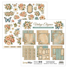 Scrap Boys 12 x 12 Paper Pad - Vintage Elegance