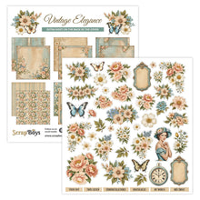 Scrap Boys 12 x 12 Paper Pad - Vintage Elegance