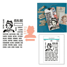 Spellbinders Keepsake Studio - ING Words Stamp & Die Set Set by Esther Glas