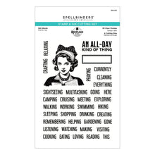 Spellbinders Keepsake Studio - ING Words Stamp & Die Set Set by Esther Glas