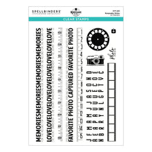 Spellbinders Keepsake Studio - Keepsake Strips Clear Stamp Set by Esther Glas