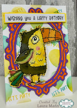 Woodware A6 Clear Stamp Set - Tony Toucan