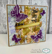 Woodware A6 Clear Stamp Set - Fancy Butterflies