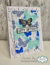 Woodware A6 Clear Stamp Set - Fancy Butterflies