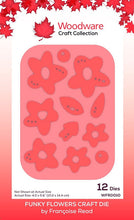 Woodware Craft Dies - Funky Flowers