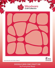 Woodware Die Set - Doodle Grid One