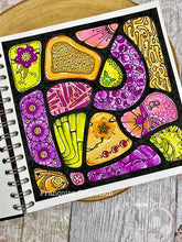 Woodware Die Set - Doodle Grid Two