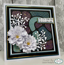 Woodware Die Set - Doodle Grid Two